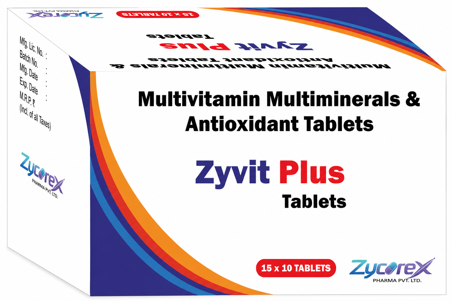 Zyvit Plus Tablet Box